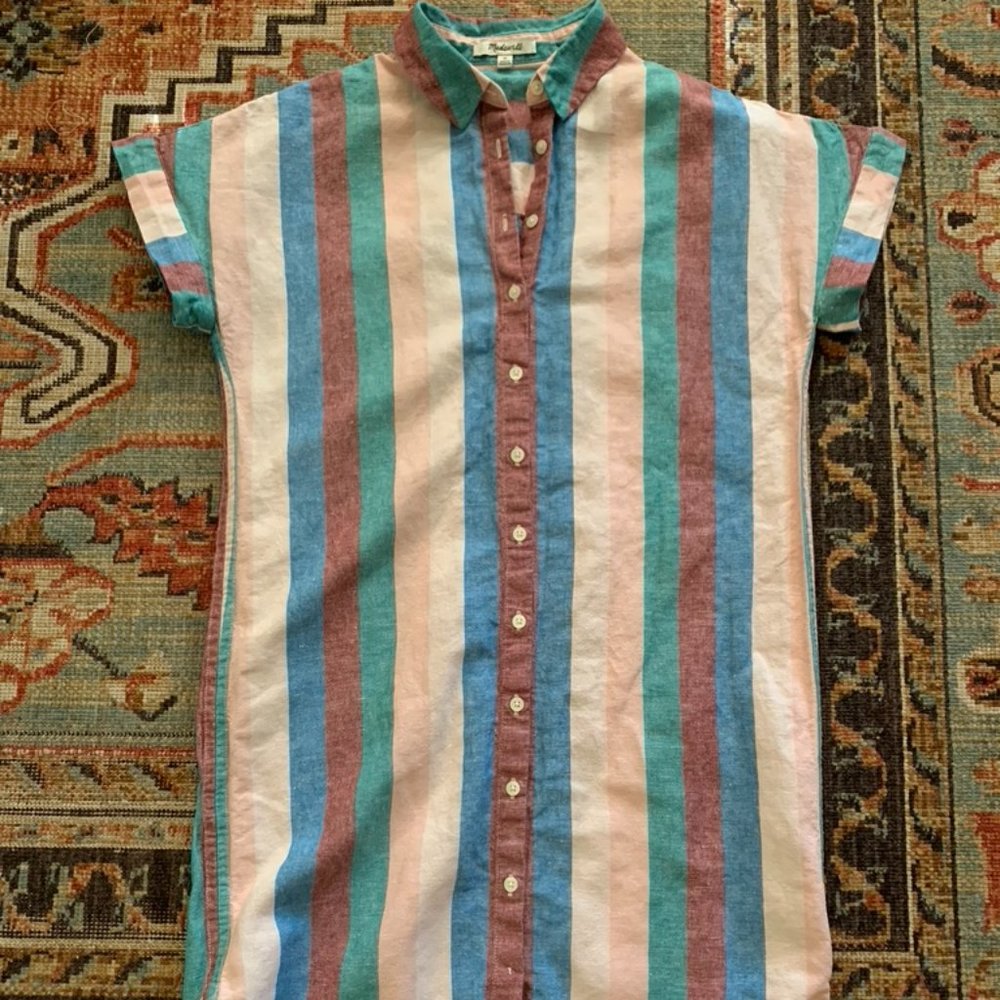 Madewell Shirtdress in Flagstaff Stripe
